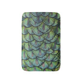 Peacock Feathers Bath Mat Badematte (Vorderseite Vertikal)