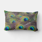 Peacock Feathers Bird Decorative Throw Kissen (Rückseite)