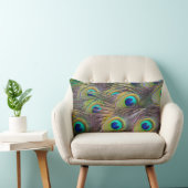Peacock Feathers Bird Decorative Throw Kissen (Stuhl )
