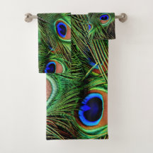 Peacock Feathers Blue Aquamarin Fotografy