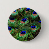Peacock Feathers Button (Vorderseite)