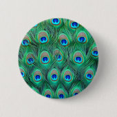 Peacock Feathers Button (Vorderseite)