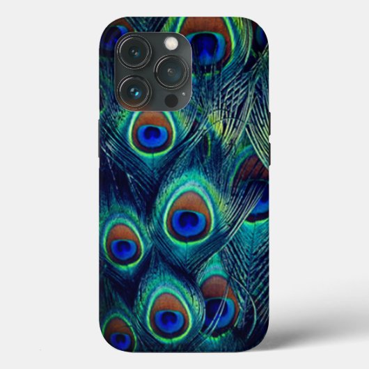 Peacock Feathers Case-Mate iPhone Hülle (Rückseite)