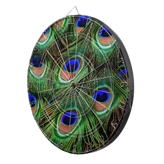 Peacock Feathers Dartscheibe (Vorderseite rechts)