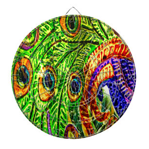 Peacock Feathers Dartscheibe