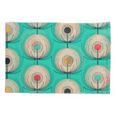 Peacock Feathers: Elfenbeinblaue Fantasie. Kissenbezug (Rückseite)