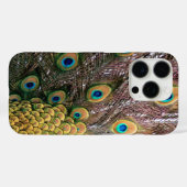 Peacock Feathers Emerald Green und Gold Case-Mate iPhone Hülle (Rückseite (Horizontal))