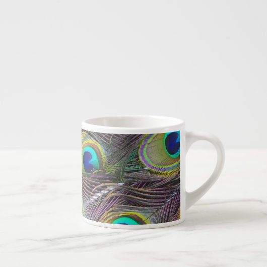 Peacock Feathers Espressotasse (Rechts)