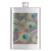 Peacock Feathers Flachmann (Vorderseite)