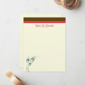 Peacock Feathers Flat (Giada De Laurentiis) Mitteilungskarte (Vorderseite/Rückseite Beispiel)