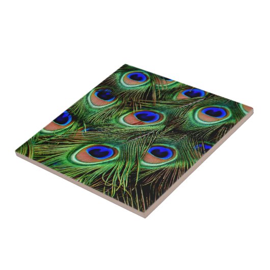 Peacock Feathers Fliese (Seite)