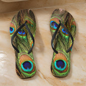 Peacock Feathers Flip Flops Badesandalen