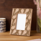 Peacock Feathers Geätzte Rahmen (Linke Ecke)