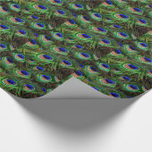 Peacock Feathers Geschenkpapier (Ecke)