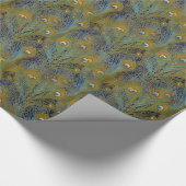 Peacock Feathers Geschenkpapier (Ecke)
