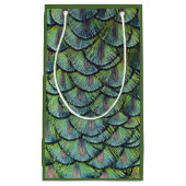 Peacock Feathers Geschenktasche Kleine Geschenktüte (Vorderseite)