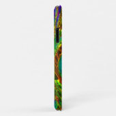 Peacock Feathers Glass Art 1 Case-Mate iPhone Hülle (Hinten/Rechts)