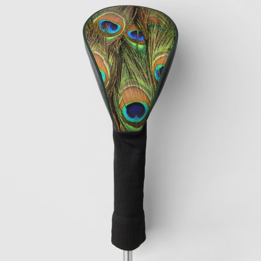 Peacock Feathers Golf Head Cover Headcover (Vorderseite)