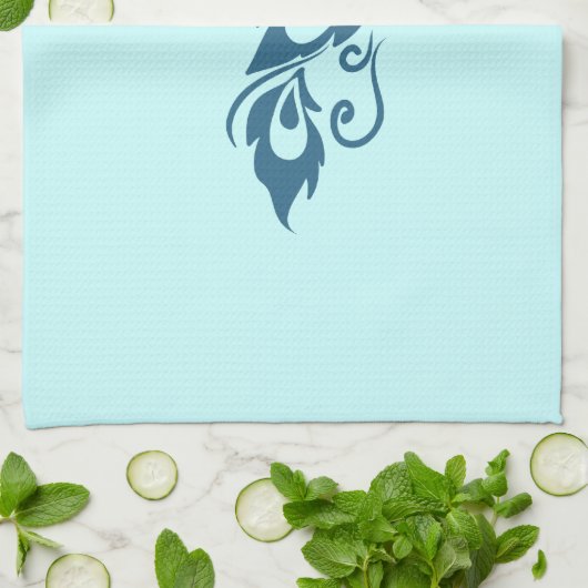 Peacock Feathers Handtuch (Gefaltet)