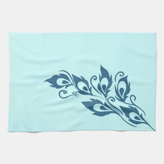 Peacock Feathers Handtuch (Horizontal)