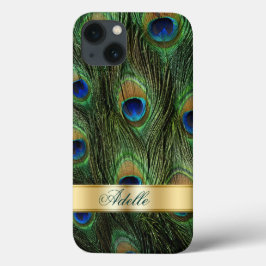 Peacock Feathers iPhone 6 Monogram Case