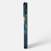Peacock Feathers iPhone Hülle (Linke Seite)
