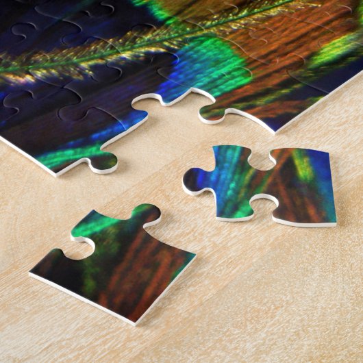 Peacock Feathers Jigsaw Puzzle (Seite)