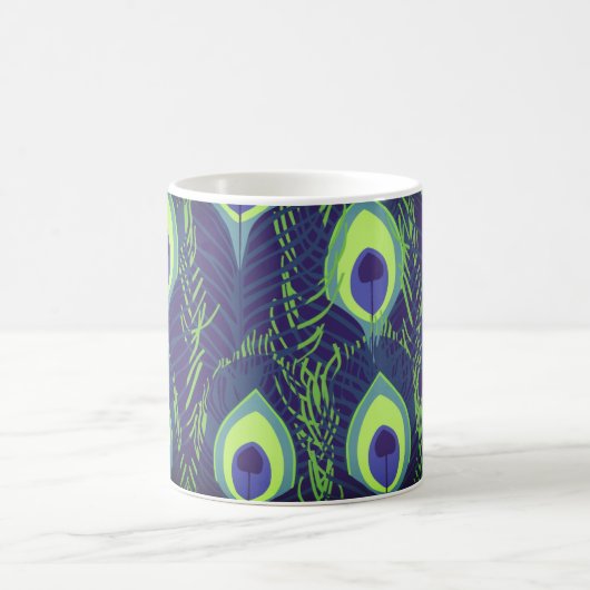 Peacock Feathers Kaffeetasse (Mittel)