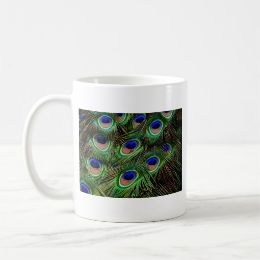 Peacock Feathers Kaffeetasse (Links)