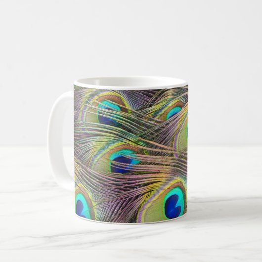 Peacock Feathers Kaffeetasse (Vorderseite Links)