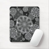 Peacock Feathers Kaleidoscopes Mousepad (Mit Mouse)