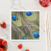 Peacock Feathers Kauai Hawaii Serviette (Beispiel)