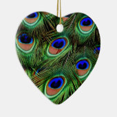 Peacock Feathers Keramik Ornament (Rechts)