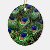 Peacock Feathers Keramikornament (Links)