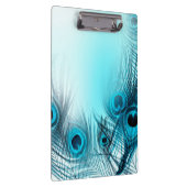 Peacock Feathers Klemmbrett (Rechts)