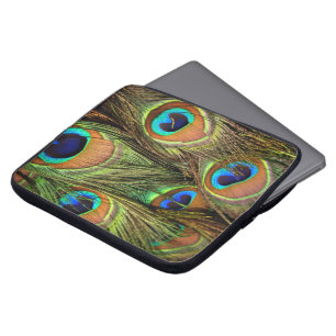 Peacock Feathers Laptop Sleeve