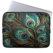 Peacock Feathers Laptopschutzhülle (Vorderseite)