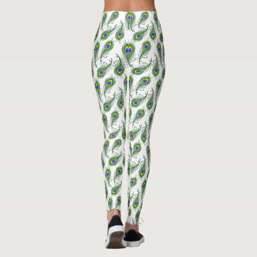 Peacock Feathers Leggings (Rückseite)