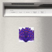 Peacock Feathers Magnet (In Situ (Geschirrspüler))
