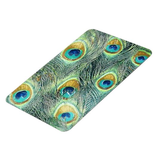 PEACOCK FEATHERS Magnet (Linke Seite)