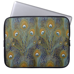 Peacock Feathers Morris Viktorianische Designs Laptopschutzhülle