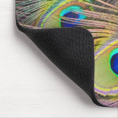 Peacock Feathers Mousepad (Ecke)