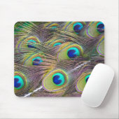 Peacock Feathers Mousepad (Mit Mouse)