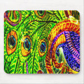 Peacock Feathers Mousepad (Vorne)