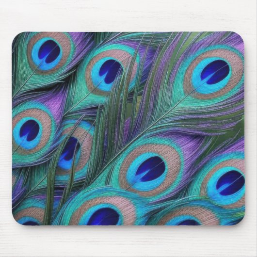 Peacock Feathers Mousepad (Vorne)