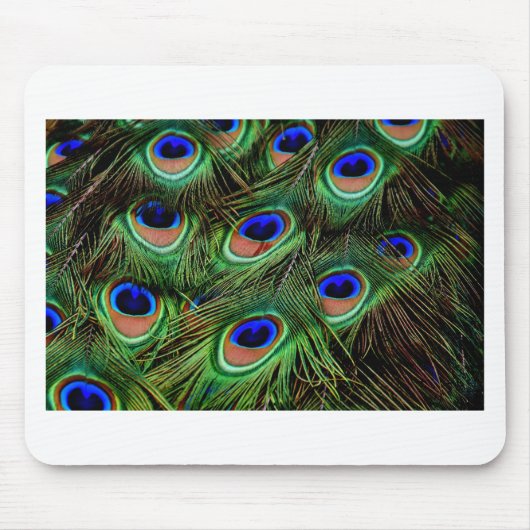 Peacock Feathers Mousepad (Vorne)