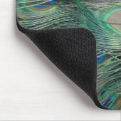 Peacock Feathers Mousepad (Ecke)