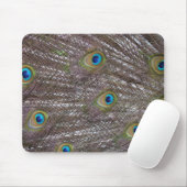 Peacock Feathers Mousepad (Mit Mouse)