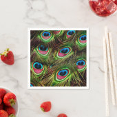 Peacock Feathers Napkins Serviette (Beispiel)