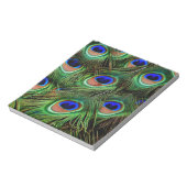Peacock Feathers Notizblock (Rotiert)